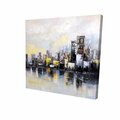Begin Home Decor 32 x 32 in. Abstract City in the Morning-Print on Canvas 2080-3232-CI204